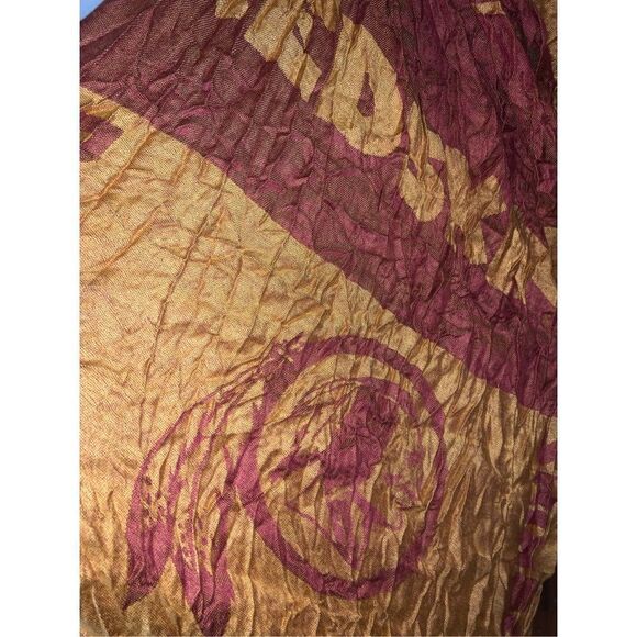 Nice UNISEX Washington Redskins yellow & Burgundy scarf Good Condition - Picture 3 of 4